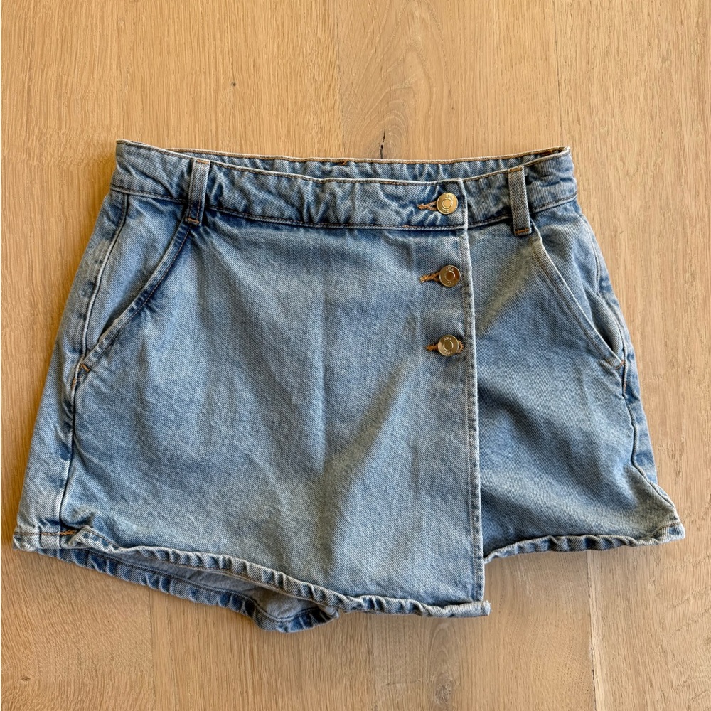Zara Blue Denim Skort